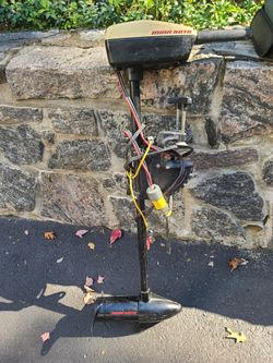 Electric minn kota tiller trolling motor 12 volt