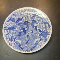 Vintage Christmas Plate Jultalleik 1972