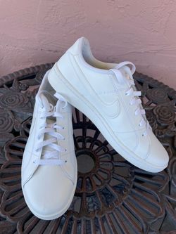 Nike White Low-Top Leather Sneakers