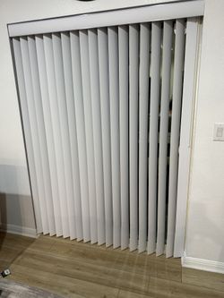 Vertical blinds For sliding glass Door 58L 78H - South Austin