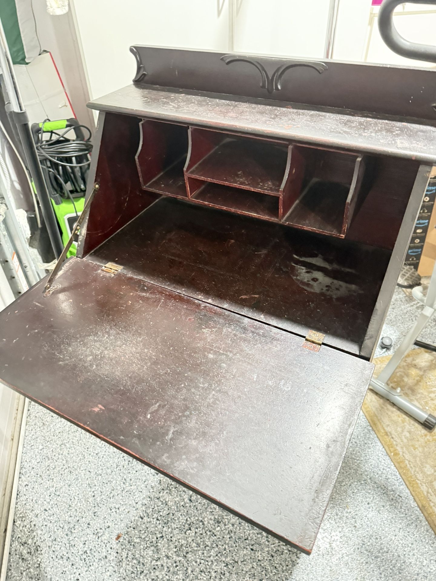 Antique Secretary’s Desk With Chair