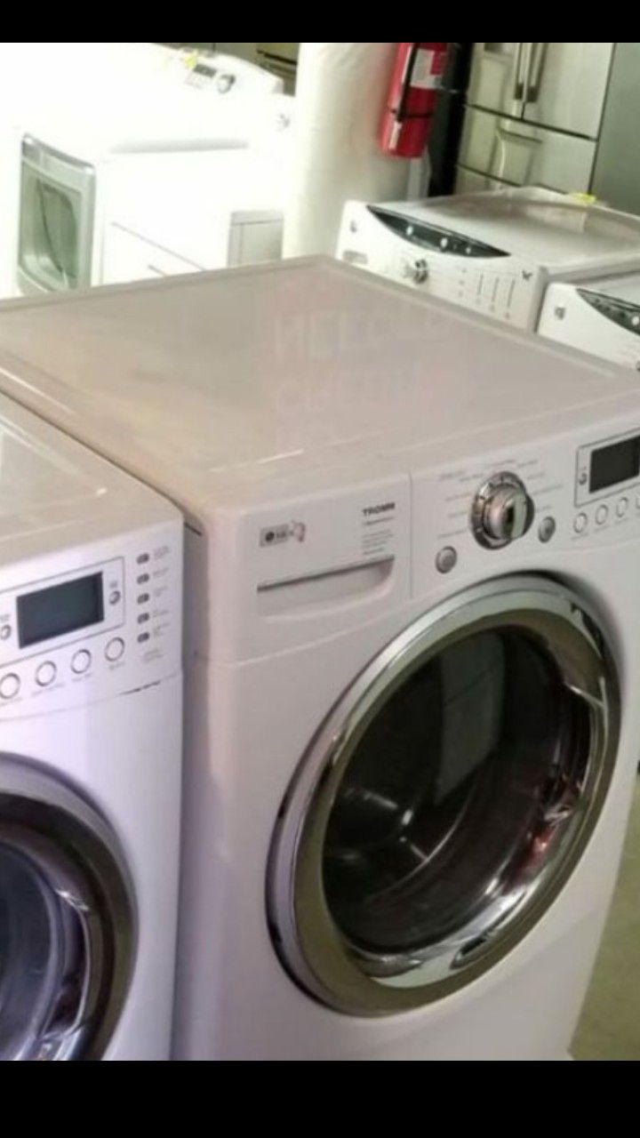 Huge Sale store full of nice reconditioned refrigerator washer dryer stove stackable+financing available available free warranty