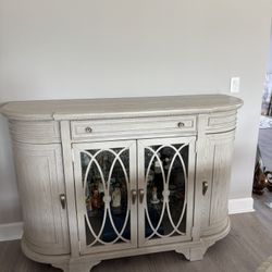 Light Wood Buffet Display 