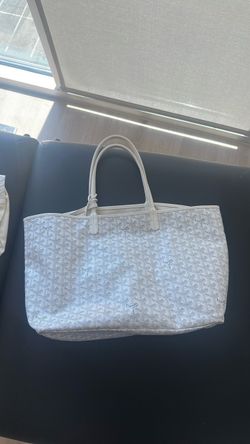 White goyard bag