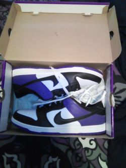 Court Purple Sb Dunks Size 13 With South Pole Pants 38*32