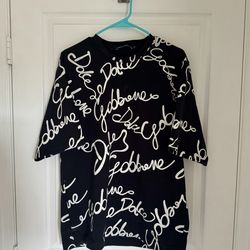Dolce & Gabbana “Script” Black T-Shirt