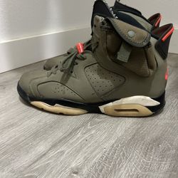 Air Jordan 6 Travis Scott Olive Cactus Jacks