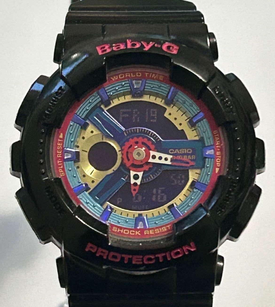 BA-112 Baby-G Digital -Analog Alarm 100m WR