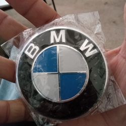 Bmw 74mm Trunk Emblem New