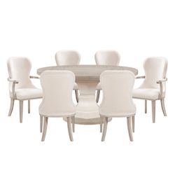 Lofton Beige 7pc Dining Set
