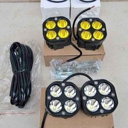 Led Light Pods Work Lights Luces Niebla Neblina Offroad 4x4 Todo Terreno Focos Chevy Gmc Ford Toyota