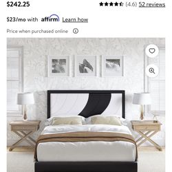 Full Size Bed Frame With Headboard 