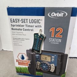 Orbit 12 Station Digital Sprinkler Timer With Remote Control Brand New (Price Is Firm)