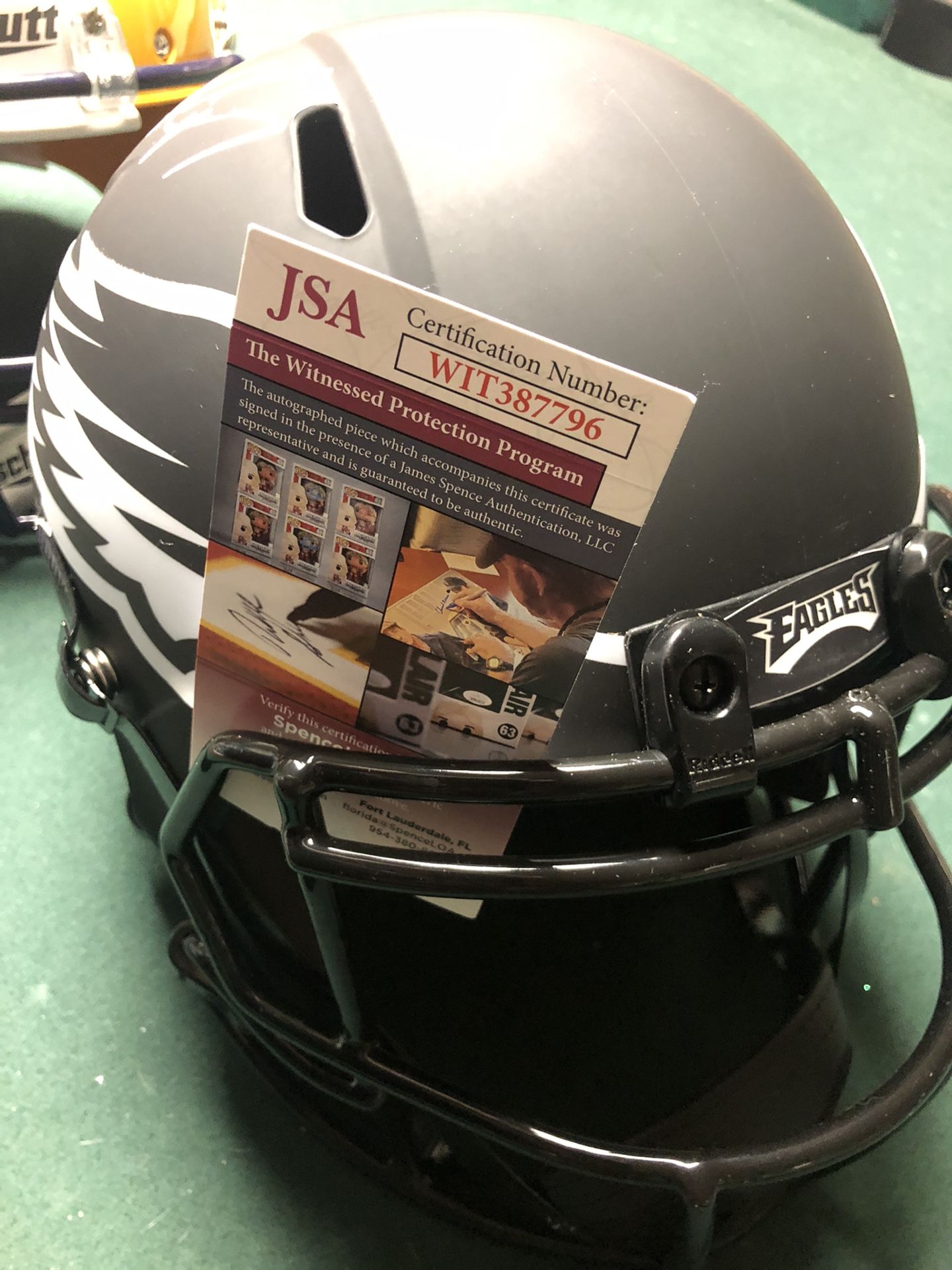Michael Vick Full Size Autograph Helmet
