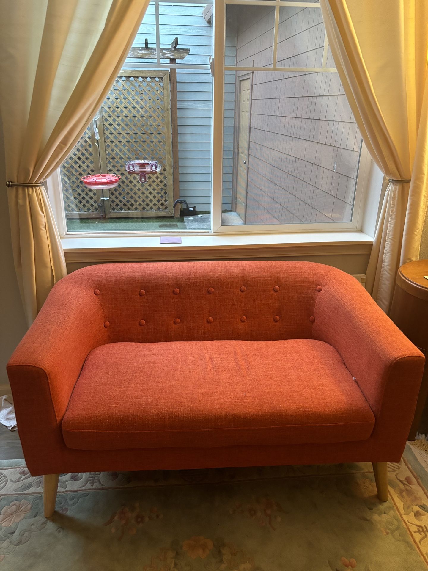 Small Orange Couch