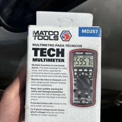 Matco TECH DIGITAL MULTIMETER