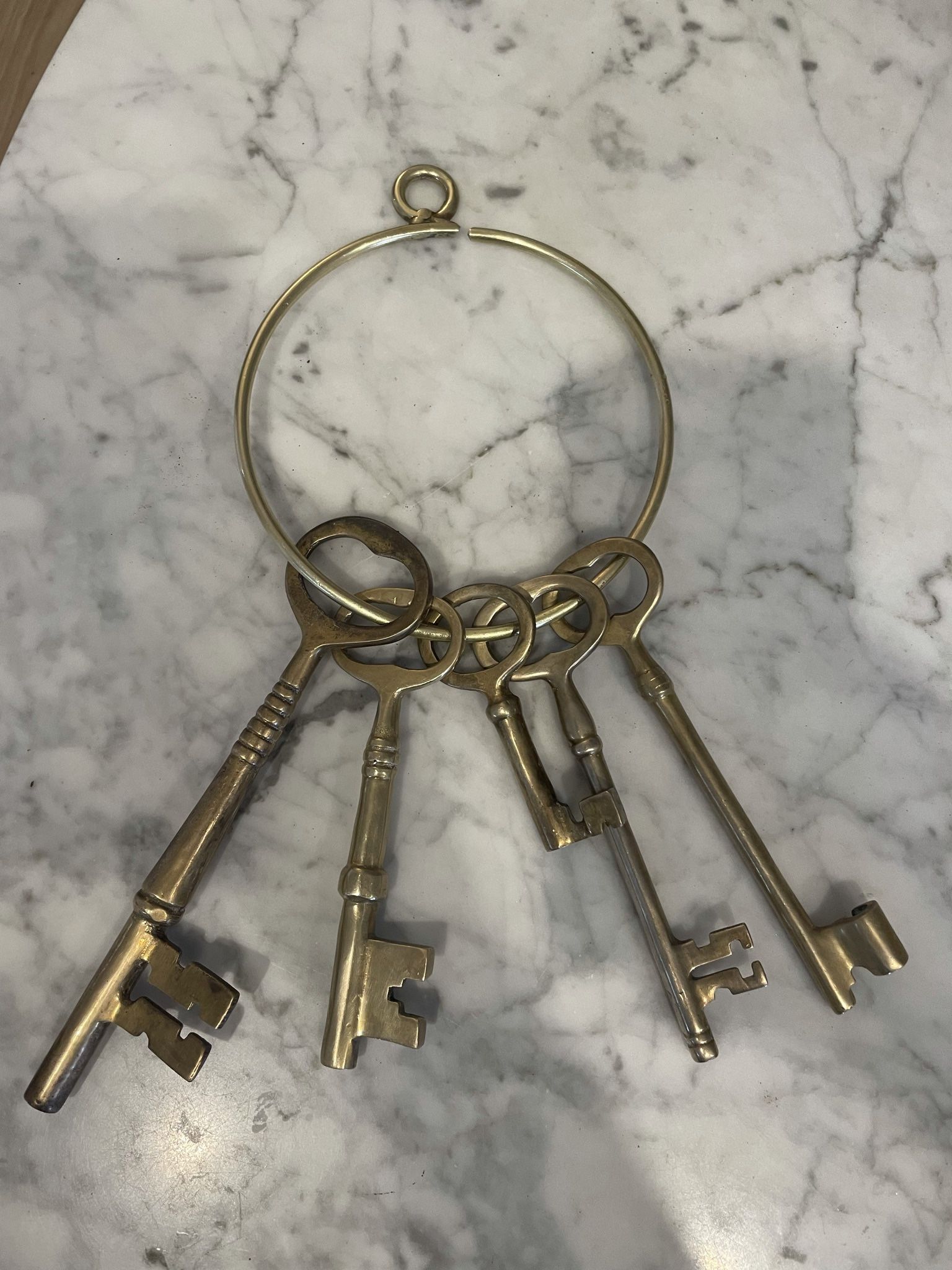 Antique Keys On Ring