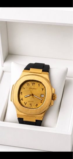 Seiko Automatic Watch Gold Arabic Dial