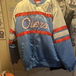 Mitchell & Ness  Houston Oilers Varsity Jacket 2 XL