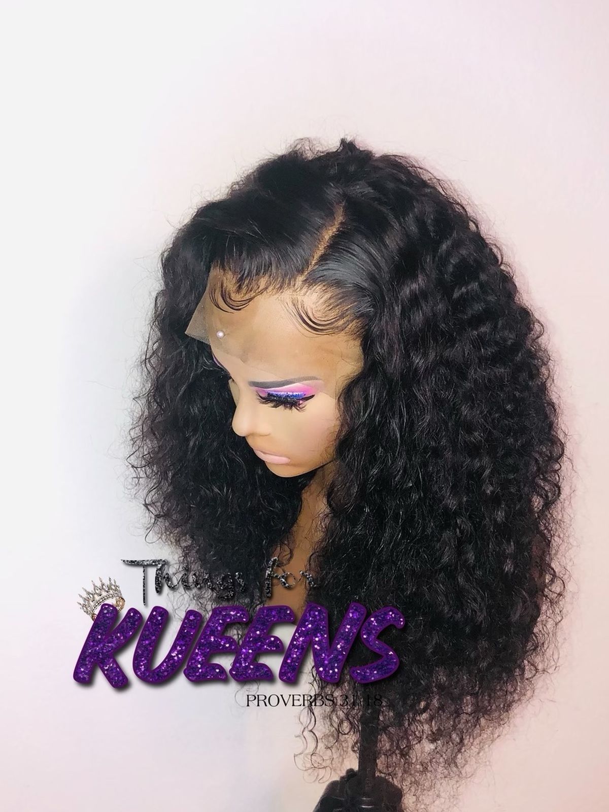 24” Deep Wave Human Hair Lace Frontal Wig