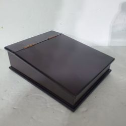 Solid Mahogany Bombay Desk Organizer