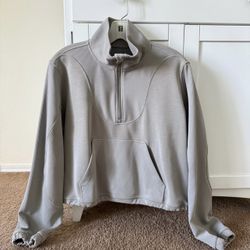Lululemon brushed softstreme ribbed half zip