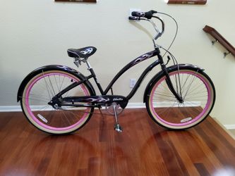 Electra Bicycles Black Betty 3i Beach Cruiser