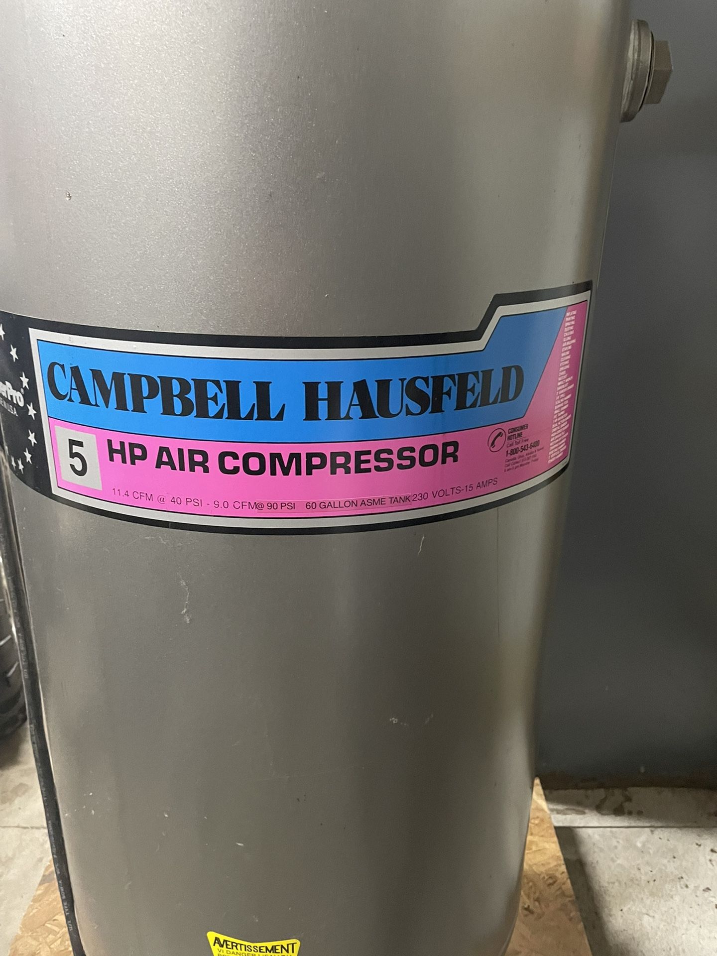 60 Gallon Air Compressor 