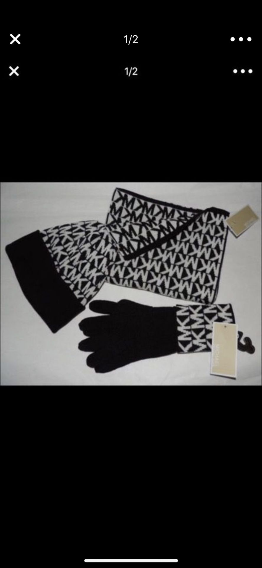 Michael Kors winter set, jacket, scarf, gloves and scarf