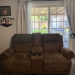 brown theatre couches