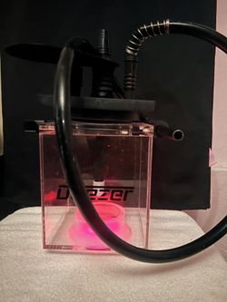 🆕 DEEZER Limited Edition Pandora Glass Cube Hu@k@h w/ LED & Remote, Tilt-proof