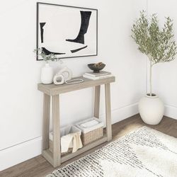 Solid Wood Console Table With Storage