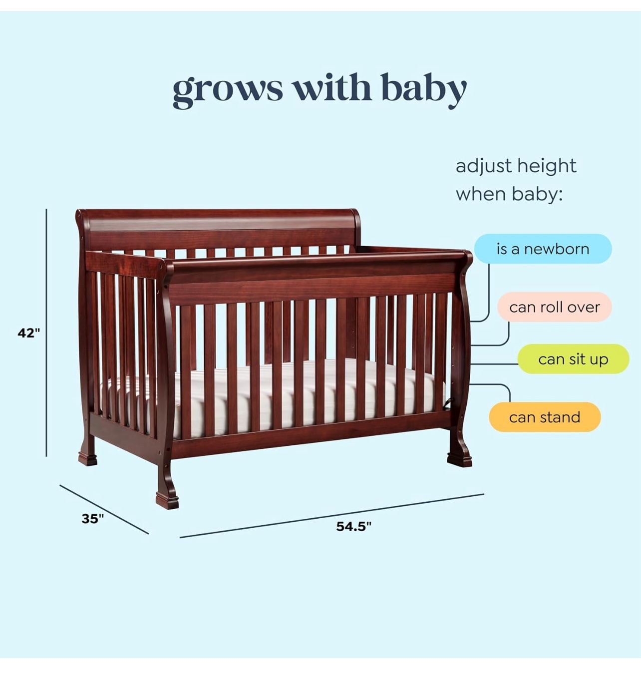 Crib and Mattress