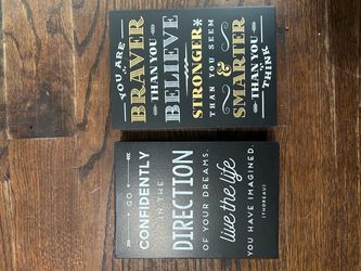 Inspirational Quote Cards Set of 2