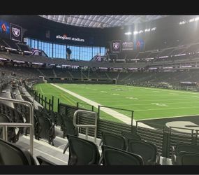 4 tickets tonight, Raiders vs Cardinals lower level row 6