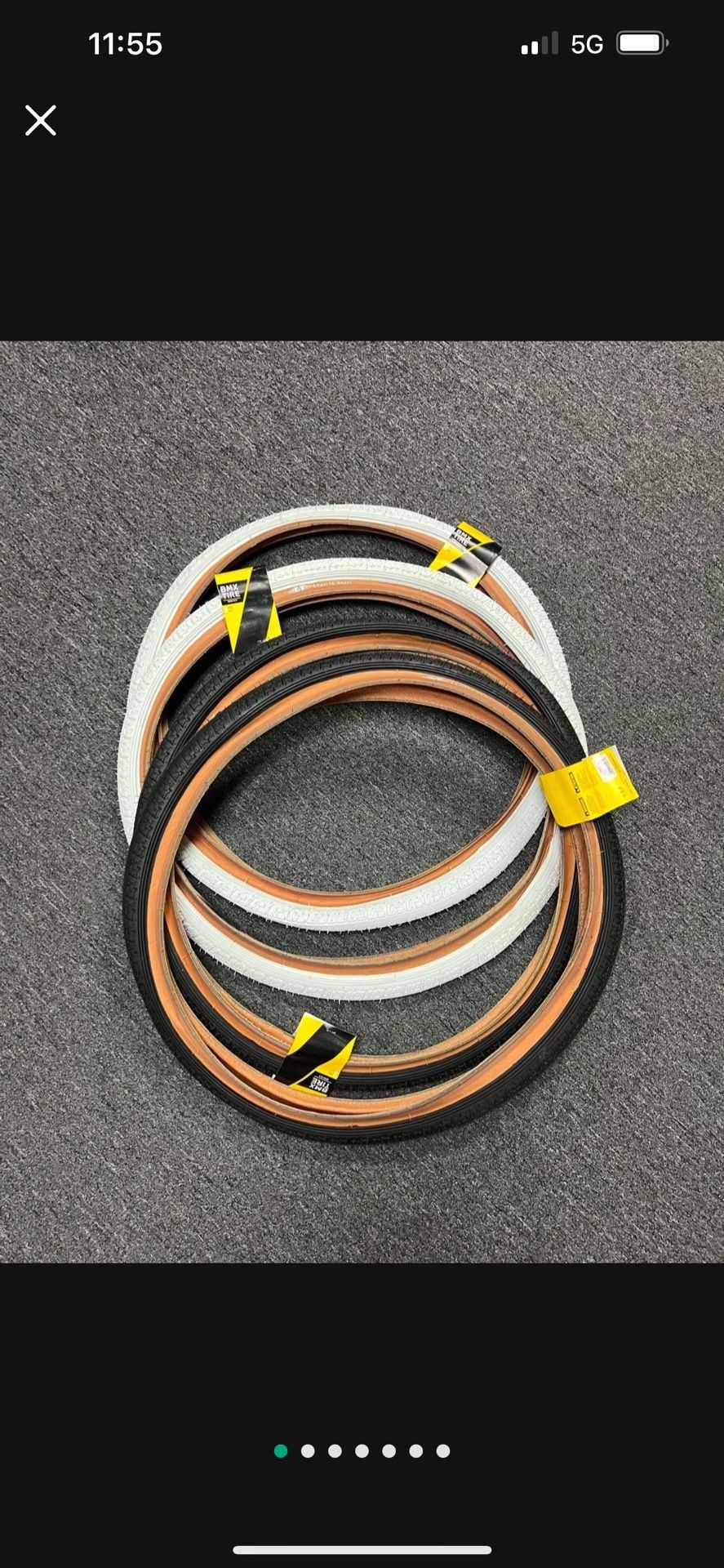 GT LP-5 Heritage Tires – 26in Black Gum Or White $30 Each tire
