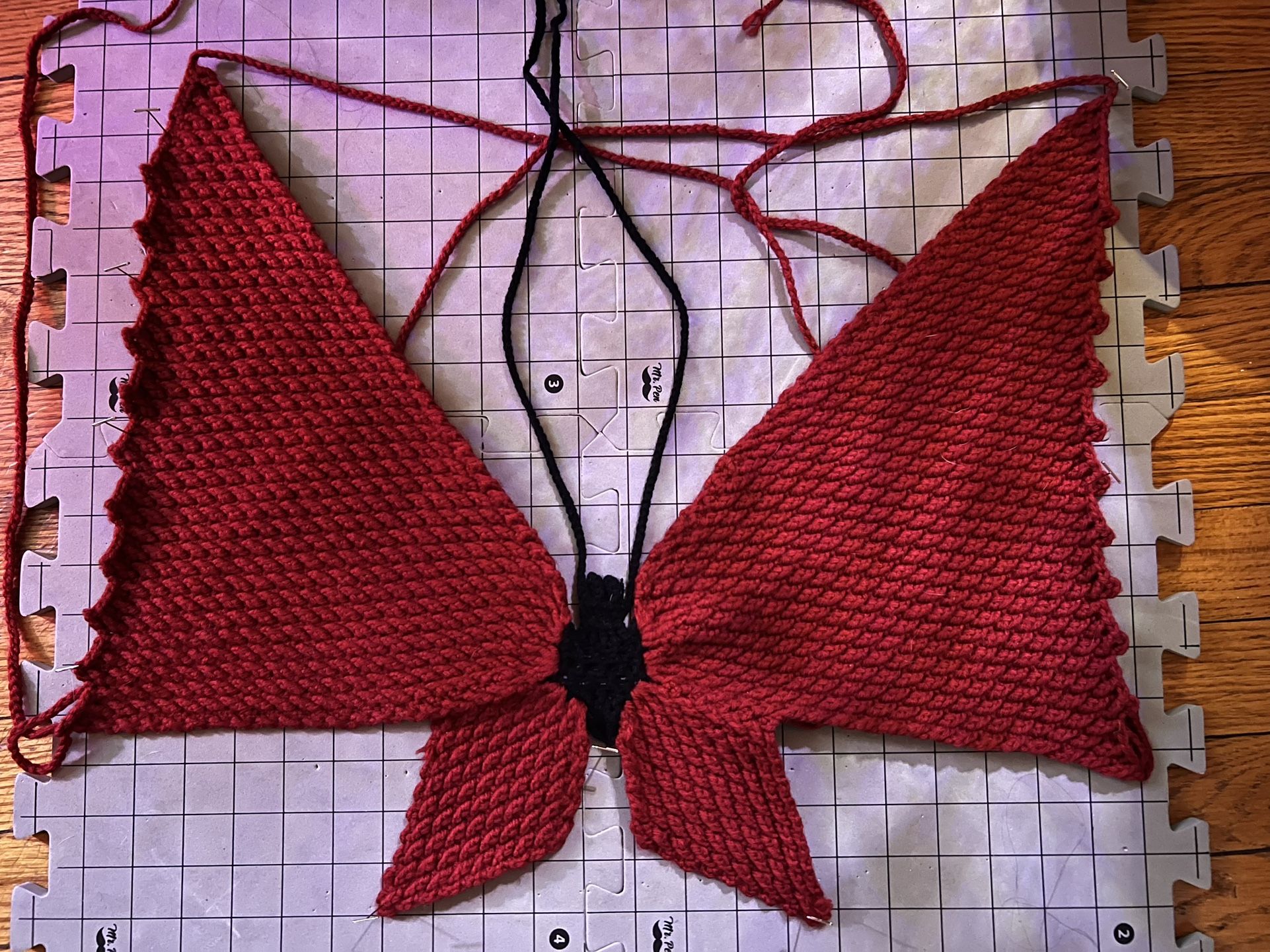 Crochet Butterfly Top