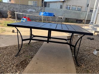 🖤 MESA DE PATIO PARA 6 PERSONAS – NUEVA