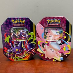 Mega Moonlit Tin - Gengar & Clefable