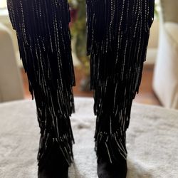 New Women’s  Fringe Boots Size 8