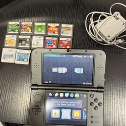 New Nintendo 3ds Xl With 12 Games Great Condition