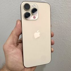 FIRM PRICE - iPhone 14 Pro Max 128gb Gold Factory Unlocked Like New • 100% Battery Health