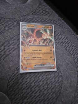 Golem Ex Pokemon Card