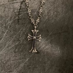 Silver Chromehearts Necklace 75mm