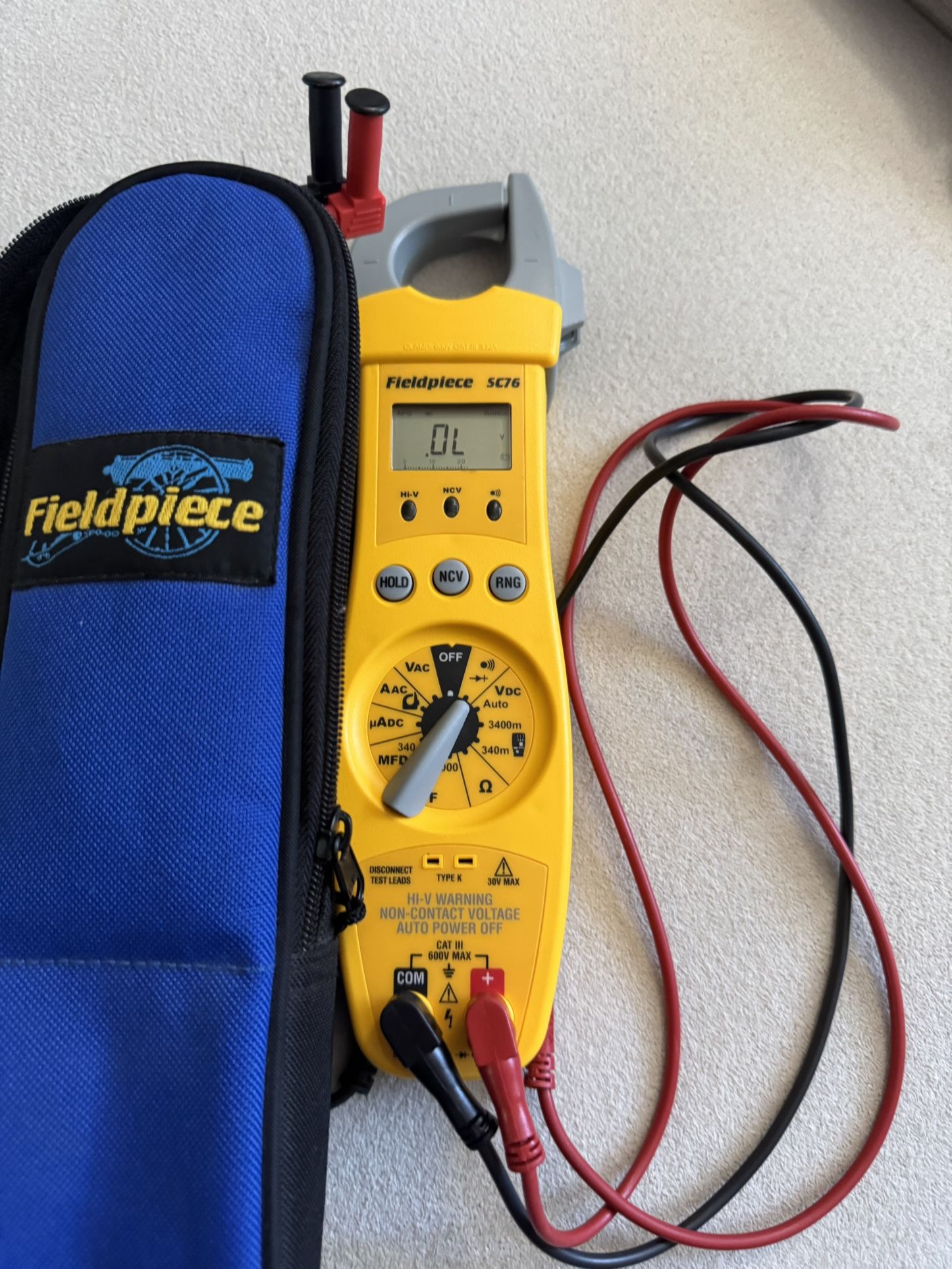 Fieldpiece SC77 Clamp Meter True RMS Multimeter
