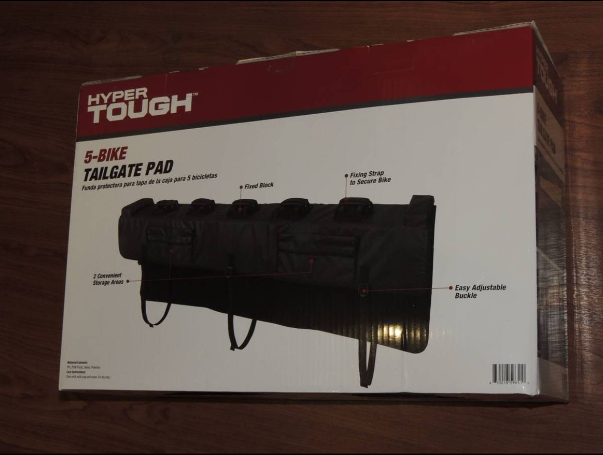 New - Hyper Tough Full Size Truck Tailgate Bike Rack Carrier Protection Pad