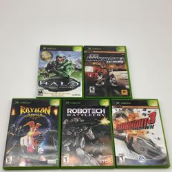 5 original Xbox games CIB - (Prices range $20 -30)