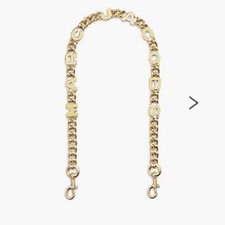 MARC JACOBS THE LOGO CHAIN SHOULDER STRAP