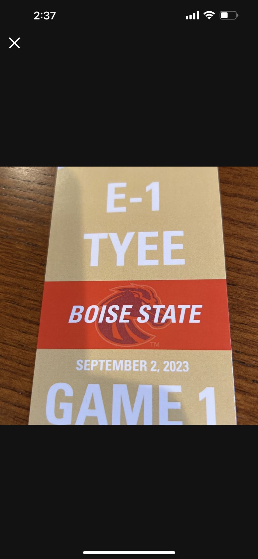 UW & Boise St E-1 Parking Pass