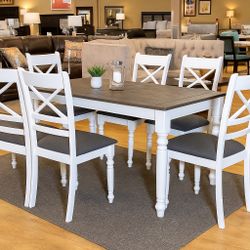 🍽️ NEW!! 7pc Dining Set STILL IN BOX📦 